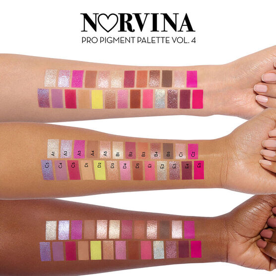 NORVINA&reg; PRO PIGMENT PALETTE VOL. 4 (PALETA DE SOMBRAS)